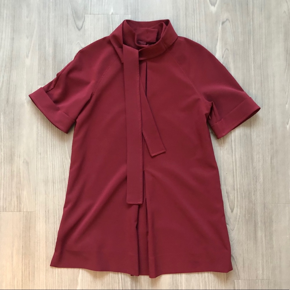 Manila Grace Tie Tunic Top NWOT